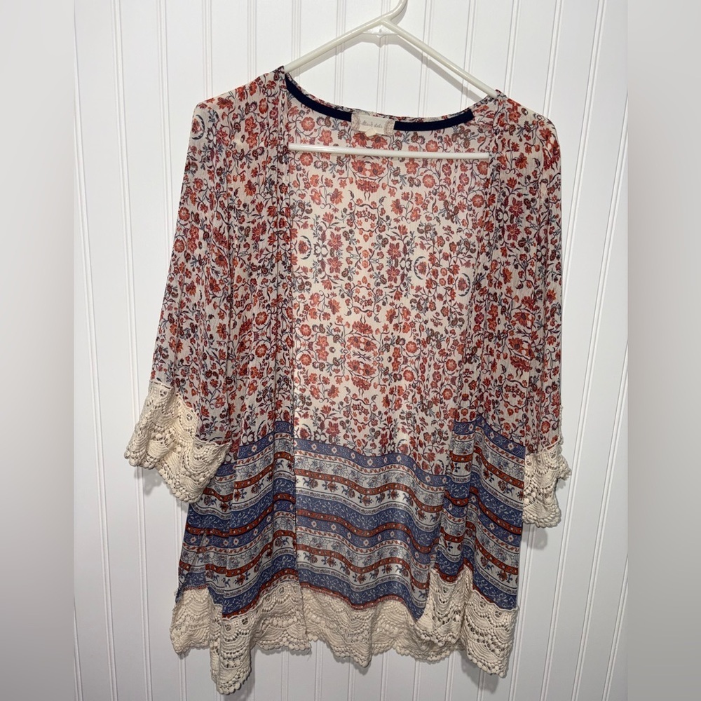 Altar’d State Floral Kimono| Size Small